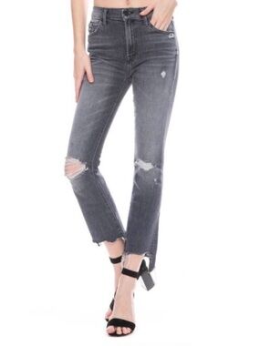 MOTHER SUPERIOR The Insider Crop Step Chew Jeans Pedal To The Metal 25